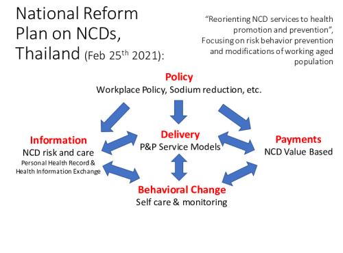 National Reform Plan on NCDs, Thailand (Feb 25 th 2021
